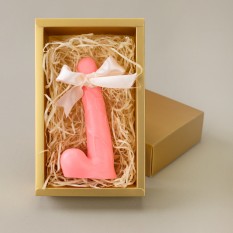 Оригинальный подарочный Вилли из мыла 180г 12646 (розовый)