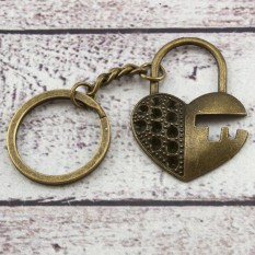 Брелок вінтажний парний Серце