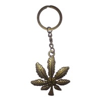 Брелок вінтажний Канабіс