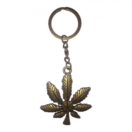 Брелок вінтажний Канабіс