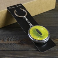 Брелок 6966 объемный Кошачий глаз