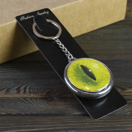 Брелок 6966 об'ємний Котяче око