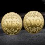 Сувенирная монета принятия решений YES/NO 3701 (золотая)