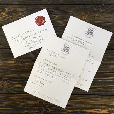 Письмо приглашение в Хогвартс