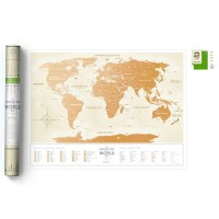 Скретч карта світу GOLD WORLD