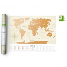 Скретч карта світу GOLD WORLD