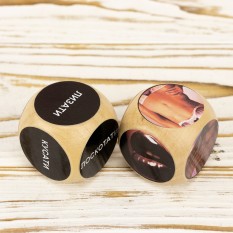 Кубики семейные женское блаженство (бежевые) (укр.)