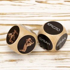 Кубики семейные Камасутра 18+ (бежевые) (укр.)