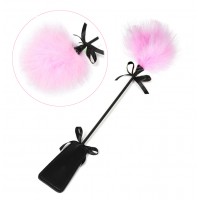 Стек Бдсм с пушком розовый (только для сексшоп)