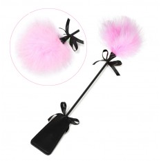 Стек Бдсм с пушком розовый (только для сексшоп)