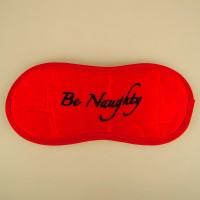 Маска для сну BE NAUGHTY (червона)