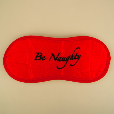 Маска для сна BE NAUGHTY (красная)