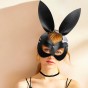 Маска еротична Зайчик шкіряний
