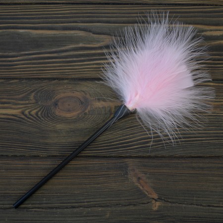 Эротический Тиклер с пушком (розовый) (только для сексшоп)