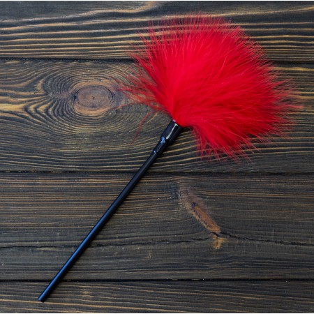 Эротический Тиклер с пушком (красный) (только для сексшоп)