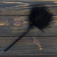 Еротичний Тіклер з пушком (чорний) (тільки для сексшоп)