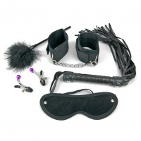 Еротичний набір БДСМ для рольових ігор 6 предметів 12075 (чорний)