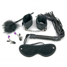 Еротичний набір БДСМ для рольових ігор 6 предметів 12075 (чорний)