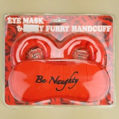 Еротичний набір BE NAUGHTY (червоний)