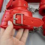 Подарочный набор для эротического связывания 10 предметов 13556 (красный)