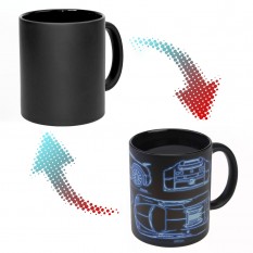 Чашка хамелеон 66052 ЧРЖ Bugatti neon (черная)