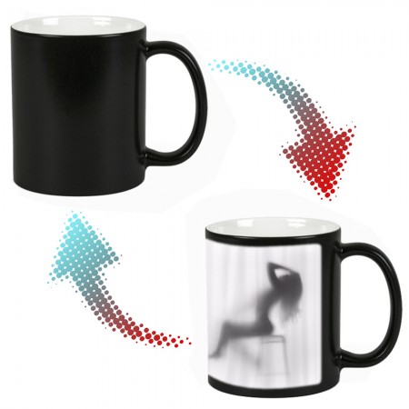 Чашка хамелеон 66103 Девушка Грация