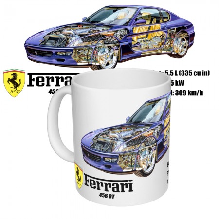 Чашка с принтом 65503 Ferrari