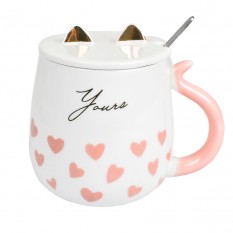 Чашка Cat-Youre с крышкой и ложкой