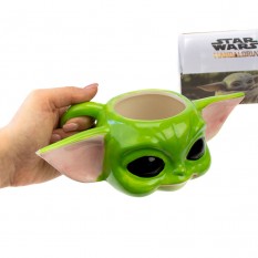 Кружка фигурная Star Wars малыш Йода Мандалорец