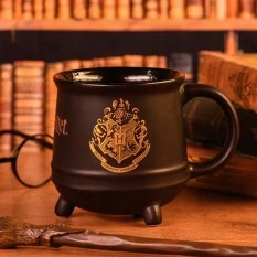 Кружка Гарри Поттер Котел с гербом Хогвартса BIG