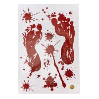 Интерьерная наклейка HL Кровавые следы Ноги SK31005 43х30см