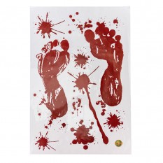 Інтер'єрна наклейка HL Криваві сліди Ноги SK31005 43х30см