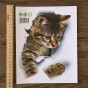 Інтер'єрна наклейка CD Котик XH2003 25х16,5см