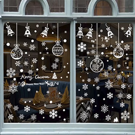 Інтер'єрна наклейка NG Зимові візерунки SD 43001 (6 листів А3 192 шт)