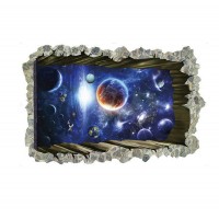 Інтер'єрна наклейка SS Космос Вікно у галактику SK9304N 90х60см