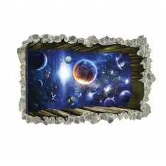 Інтер'єрна наклейка SS Космос Вікно у галактику SK9304N 90х60см