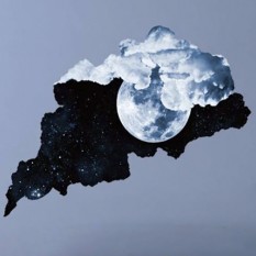 Інтер'єрна наклейка SS Нічне світило XC7001 70х50см