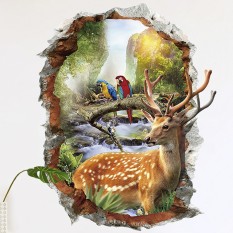 Интерьерная наклейка ZOO Олень XH7253 70х50см