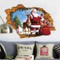 Інтер'єрна наклейка NG Санта Клаус та Рудольф XH7247 50х70см
