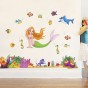 Интерьерная наклейка Детская Русалочка JM7292 90х60см