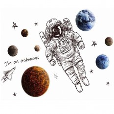 Интерьерная наклейка SS Космонавт XL8335 90х60см