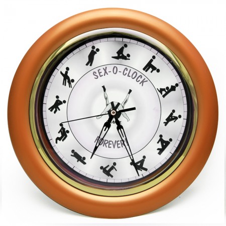 Часы Камасутра настенные большие (бронзовый)