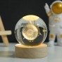 Нічник світильник 3D Кришталева куля Д6 Кульбаба 13405