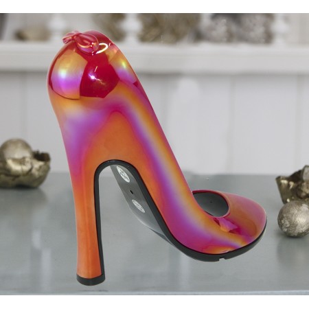 Декор для интерьера Туфелька красный перламутр