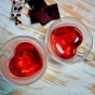 Чашка с двойными стенками Сердце 240 ml