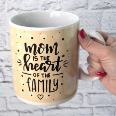 Кухоль Гігант Мама серце сім'ї - Mam in the heart of the family