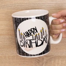 Кружка Гигант С Днем Рождения Happy Birthday