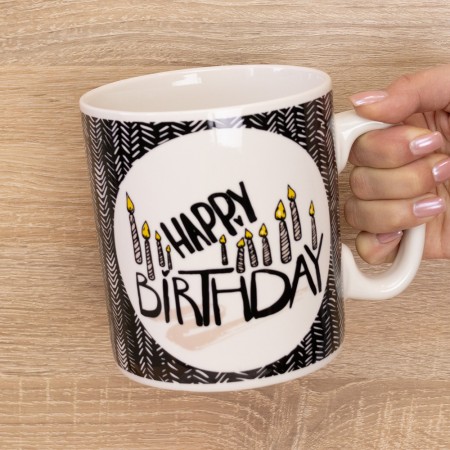 Кружка Гигант С Днем Рождения Happy Birthday