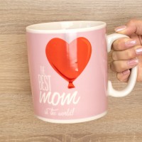 Кухоль Гігант Найкраща мама у світі The Best MOM in the world (рожева)
