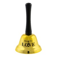 Колокольчик LOVE (золотой)